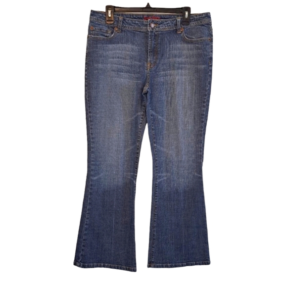 Bisou Bisou Denim - Bisou Bisou Flared Jeans Size 14